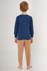 U.S. Polo Kids Boys Pyjama Set Melange Supreme